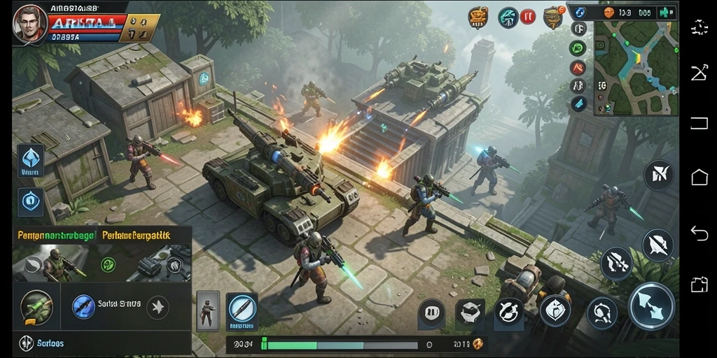 Gameplay ARISTA88 menunjukkan strategi pertempuran yang mendebarkan.
