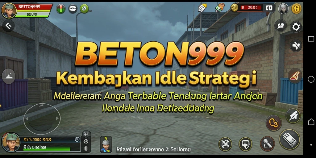 Tampilan gameplay seru yang menunjukkan mekanisme Idle di BETON999.