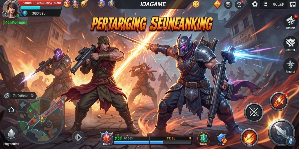 Tampilan menarik dari pertarungan seru dalam IDAGAME.