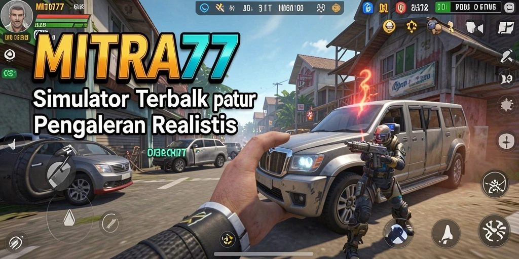 Screenshot gameplay MITRA77 menampilkan interaksi karakter yang realistis.