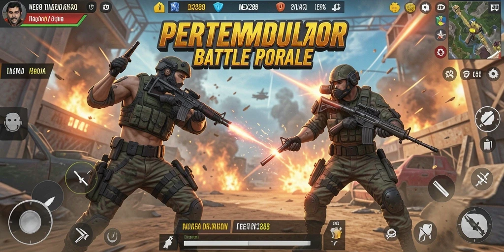Tampilan gameplay NEX288 yang mendebarkan dan penuh aksi.