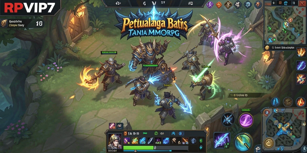 Tampilan gameplay RPVIP7 yang mendebarkan dalam dunia MMORPG.