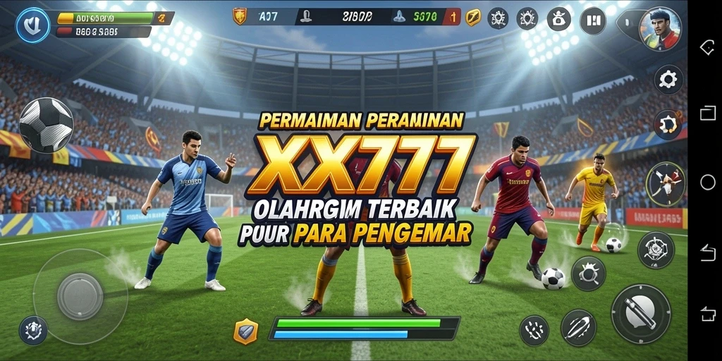 Screenshot XXX777 yang menampilkan aksi seru dalam permainan olahraga.
